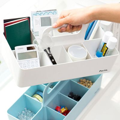 마이룸 손잡이 적층 다용도 정리 수납박스 오거나이저