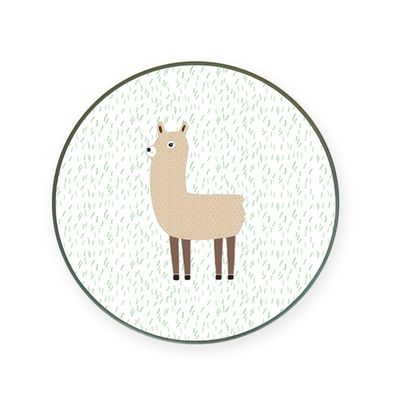 [드로잉에이미] 해피 라마 러그