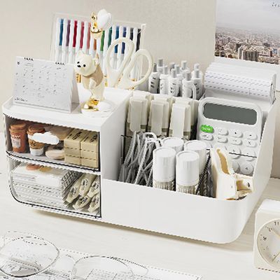 스마트 사무실 책상 데스크 문구 정리 정리함 수납함