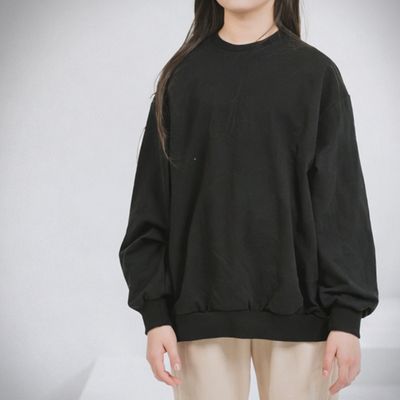 [예루예나]아동 주니어 맨투맨티 면 오버핏 모던