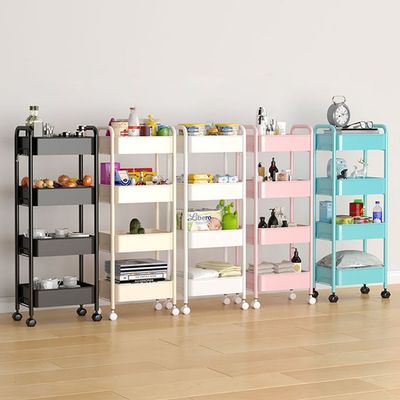 이동식 트롤리 튼튼한 선반 철제 카트 3단 J084-O