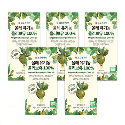 코오롱제약 엑스트라버진 유기농 올리브유스틱 5box
