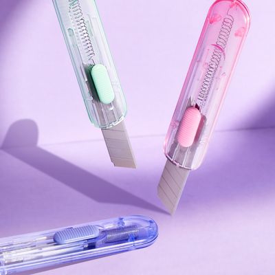 델리 미니 투명 안전 택배 커터칼