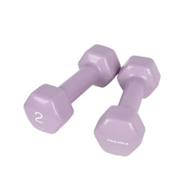 아이워너 뷰티 육각 덤벨 2kg 라일락퍼플 2ea
