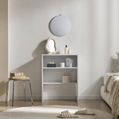 아도라퍼니처 오픈 콘솔 수납장 벽거울 세트 600