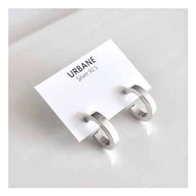 (Silver925) Basic oval earring(WDC8FED)