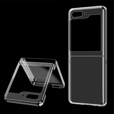 갤럭시 Z플립4 플립3 5 투명 범퍼 하드 케이스 F502-O