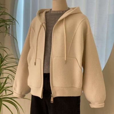 [애슬릿]여성 후드 집업 가디건 투웨이 루즈핏 겨울