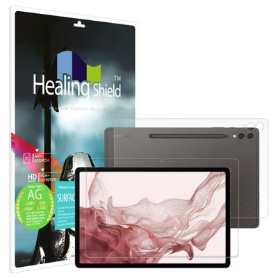 갤럭시탭S9 플러스 저반사 강화유리필름1매 후면1매