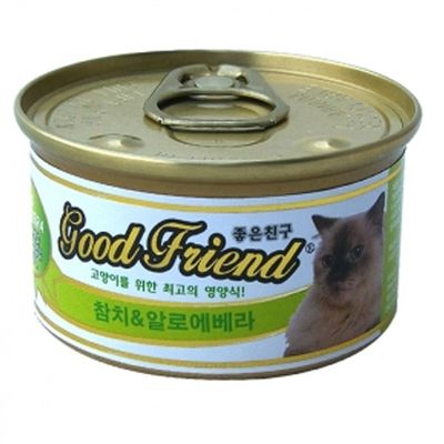 고양이 참치알로에 통조림 85g 1P 습식 사료 간식(WD35153)