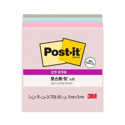 3M 강한점착용 654-5SSNRP 윈더러스트 파스텔즈 450매