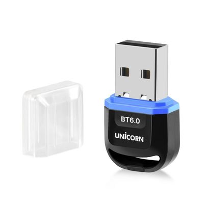 USB 고리형 블루투스 6.0 동글 저전력 다양한 프로파일 최대 100m 데스크탑 노트북 스마트폰 무선 헤드셋(WFLS8XE)