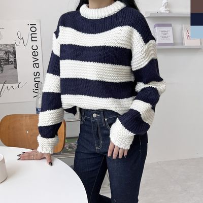 여자 핏예쁜 단가라 하찌 니트