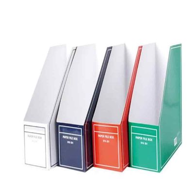 종이화일박스 A4 녹색 서류박스 파일꽂이 파일보관함 종이화일꽂이(WFPDXIR)