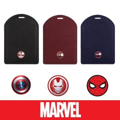 [마블] 어벤져스 토르 고급 천연소가죽 캐리어 네임택