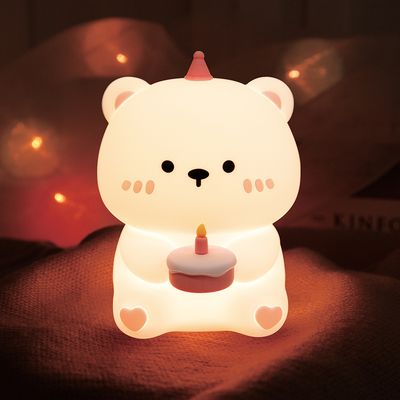 룸인커머스 LED 실리콘 터치 무드등 케쿠베어