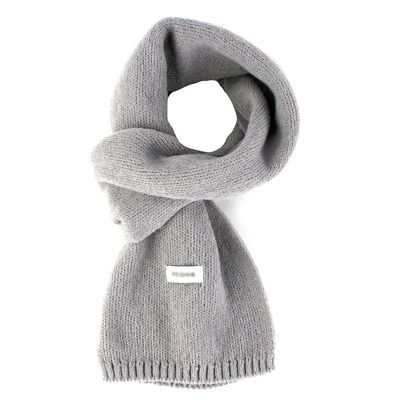 미니 그레이 숏 머플러 니트 목도리(WFIVIPQ)