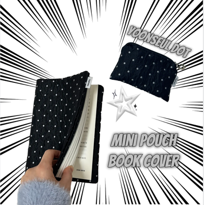 [북커버] 윤슬 도트 패브릭 커버