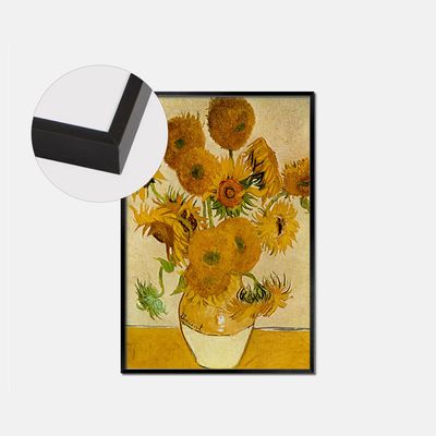 500피스퍼즐 고흐 14송이 해바라기 알루미늄 액자세트