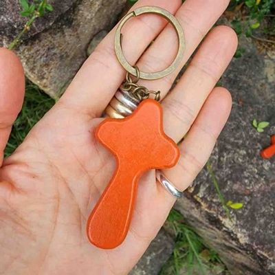 원목 키링 십자가 무니콜 키홀더(WFGL8TN)