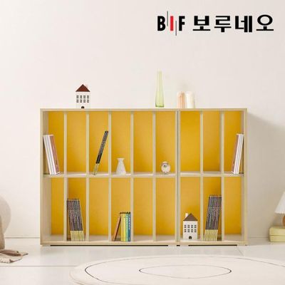 보루네오 리츠 2단 전면 책꽂이 책장 1400 PL0142