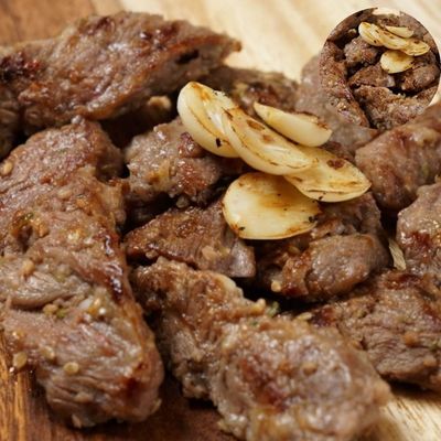 캠핑음식 한우생갈비 마늘 양념 소갈비살 800g(WFPBNJX)