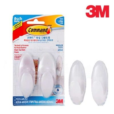 3M 코맨드욕실다용도훅(중)Bath Hooks