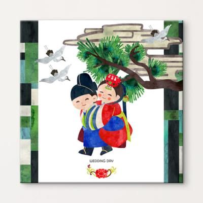 iy535-전통혼례하는꼬마신랑신부_노프레임