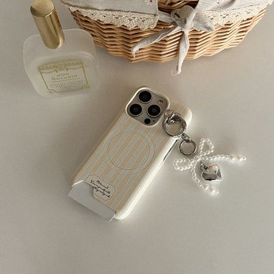 pastel stripe 디자인 [맥세이프 카드수납 폰케이스]