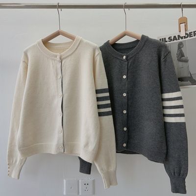 [겨울코디끝!] 토미 줄무늬 니트 단추가디건