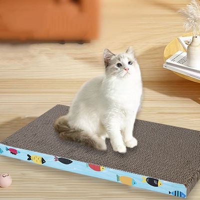 [와인앤쿡]냥이 스크래쳐 웨이브형 일자형