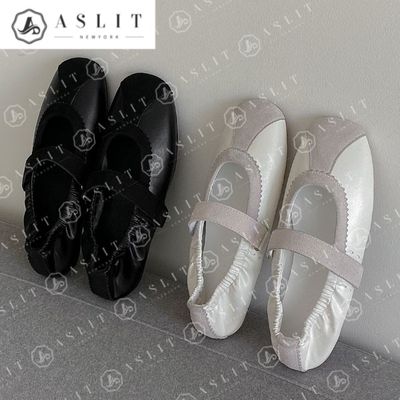 [애슬릿]여성 플랫 슈즈 스웨이드 콤비 메리제인