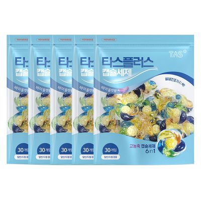 타스플러스 고농축 캡슐세제 바이올렛향 5팩(150개)