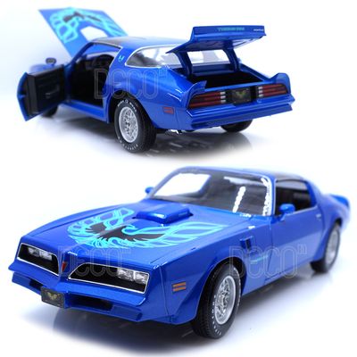 1:18 폰티악 파이어버드 트랜즈 암 블루 미니카