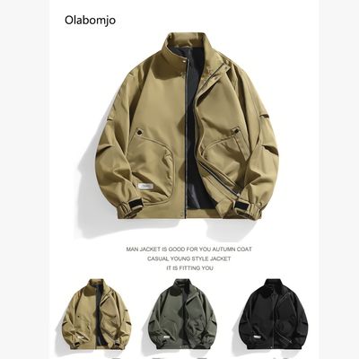 남성 솔리드 캐주얼 빅사이즈 밀리터리 점퍼