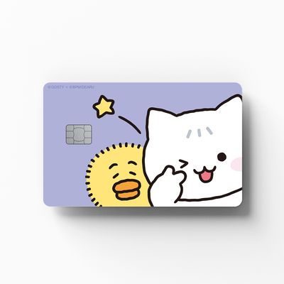 꿍댕 - 탬오리랑 셀카 by 댕 교통카드 스티커