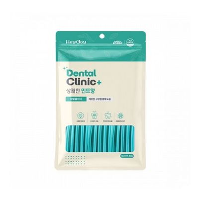 개껌 애견 덴탈 클리닉 60g 덴탈츄 반려견 덴탈껌 건강 치석 간식 강아지껌 치즈향 민트향 보상 훈련 특식(WFLRUKT)