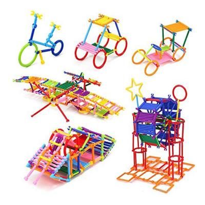 소프트 라인 빌딩 블록 유아빨대 블럭 놀이 B051