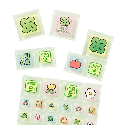 아트박스 럭키 타일스티커