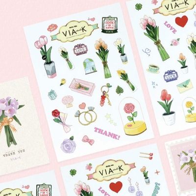 [비아케이스튜디오] 럭 앤 러브 스티커