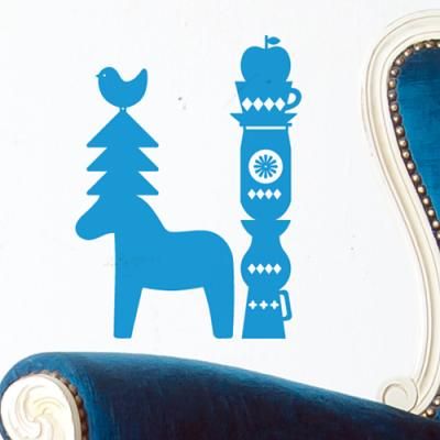 북유럽소품 세트-08 (완제품A타입) / 그래픽스티커 월데코 DIY리폼 시트지