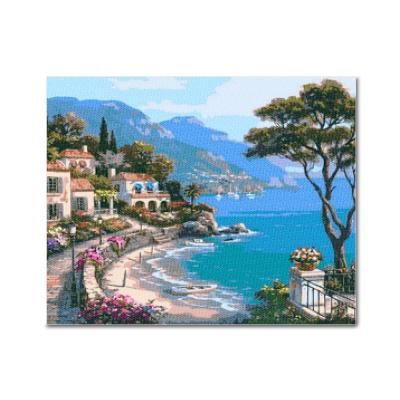DIY 보석십자수 - 바닷가마을 BH29 (50x40)