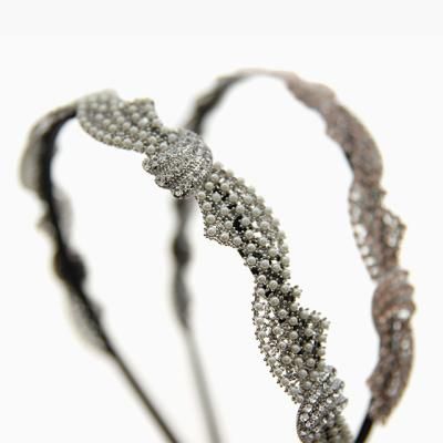 제이로렌 크리스탈 웨이브 헤어밴드 H0207