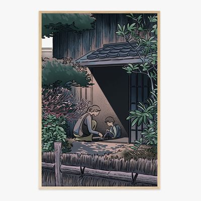 Putting On Shoes, Khemtit(켐티트) 작가 액자