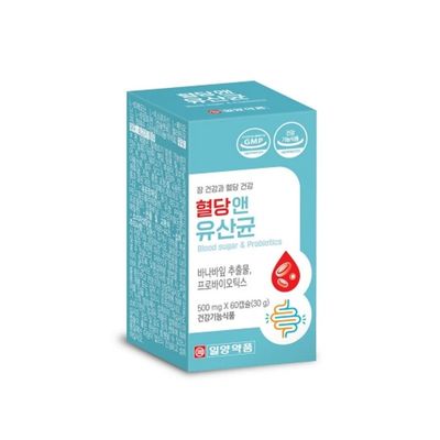 일양약품 혈당앤유산균 60캡슐 2개월분
