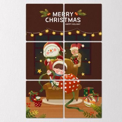 if849-멀티액자_친구들과크리스마스선물열기