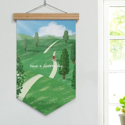 fh345-우드페넌트_40CmX62Cm_그린데이