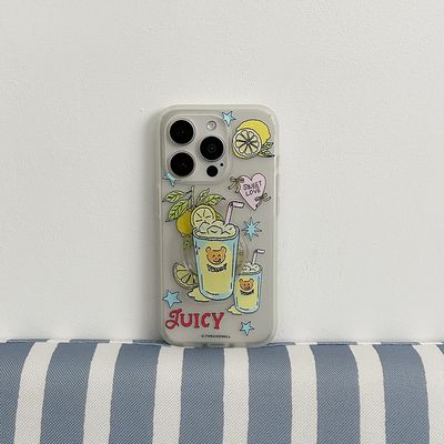 lemon drawing pattern [반투명 폰케이스]