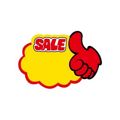 세모네모 안내판 POP카드 PC9041엄지손SALE 명찰