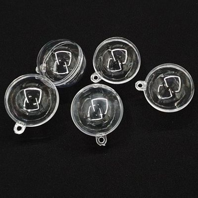 투명 플라스틱볼 원형캡슐 4cm 5P(WFJYEUI)